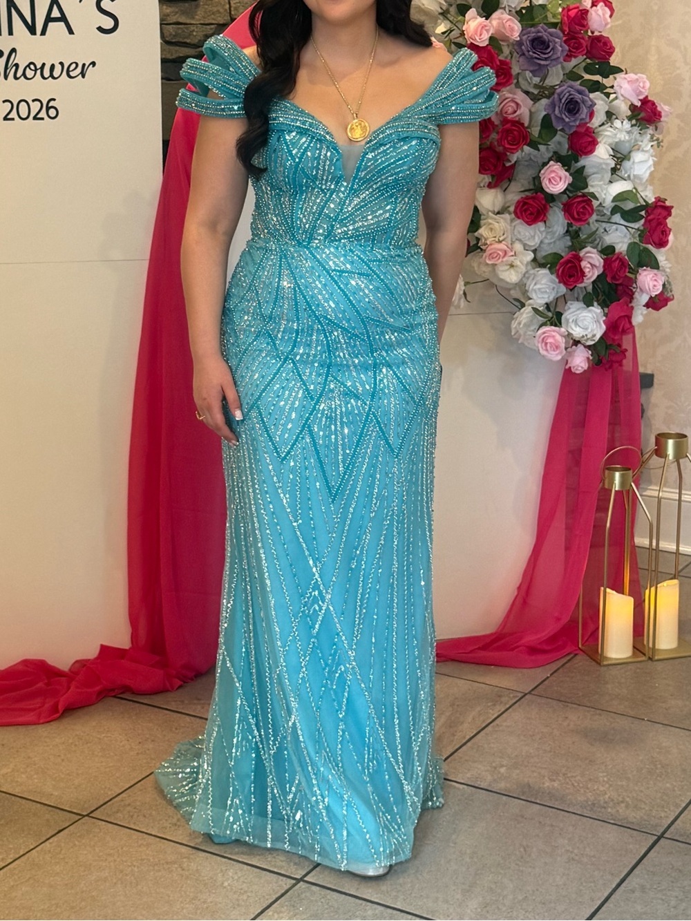 Custom Beaded gown